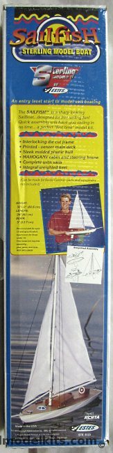 Sterling Sailfish Sailboat for R/C (Radio Control) - 24 Inches Long / 32.5 Inches High, STE6123 plastic model kit